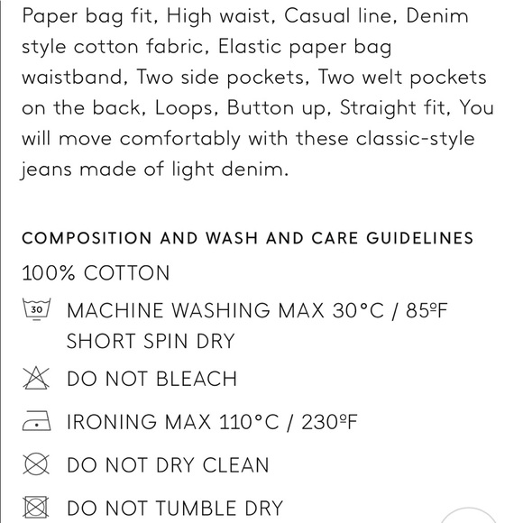 Mango Paper Bag Jeans - Picture 7 of 8